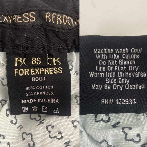 ReRock for Express Distressed Jeans Boot Size 8 - Picture 8 of 8